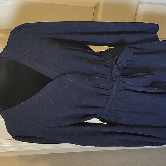 NWT London Times size 8 Royal Blue Romper - Picture 2 of 12